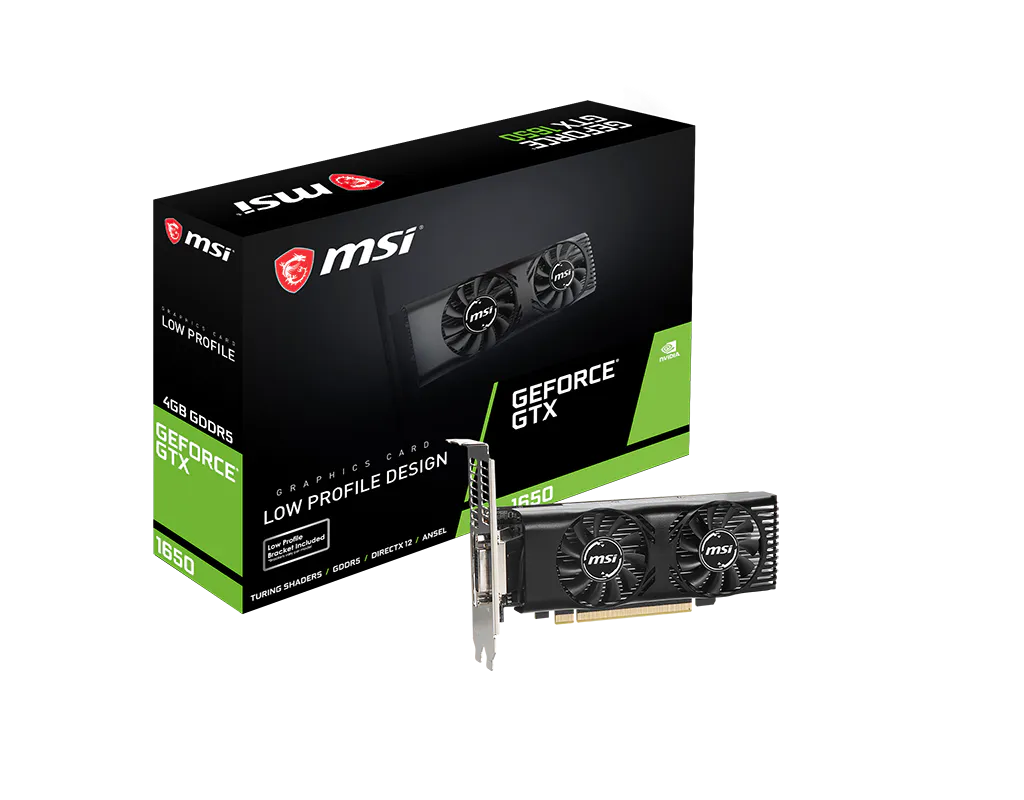MSI GeForce GTX 1650 4GT LP V1